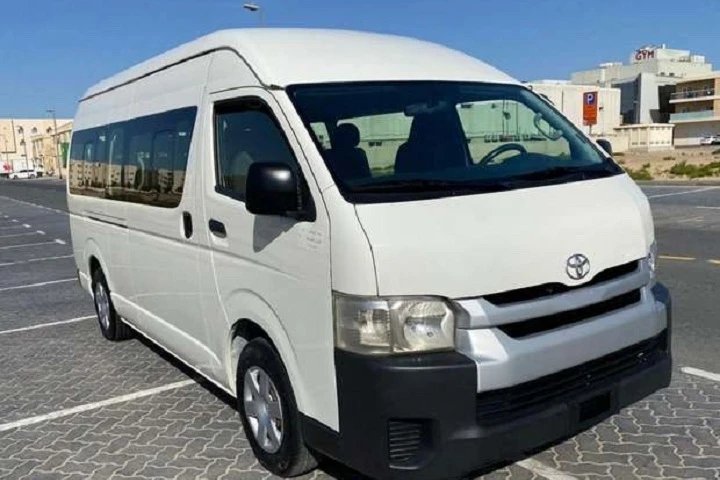 14 Seater Van for Daily Office Employee Commute Dubai | Staff Bus Rental UAE